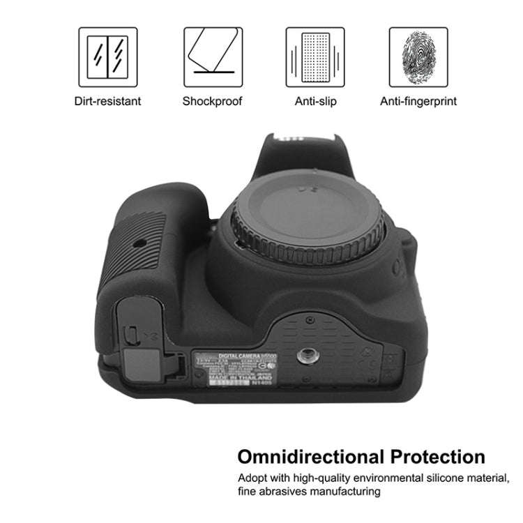PULUZ Soft Silicone Protective Case for Nikon D5500 / D5600(Black)