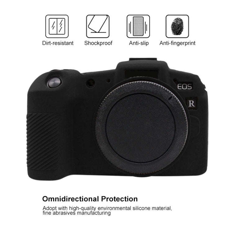 PULUZ Soft Silicone Protective Case for Canon EOS RP(Black)