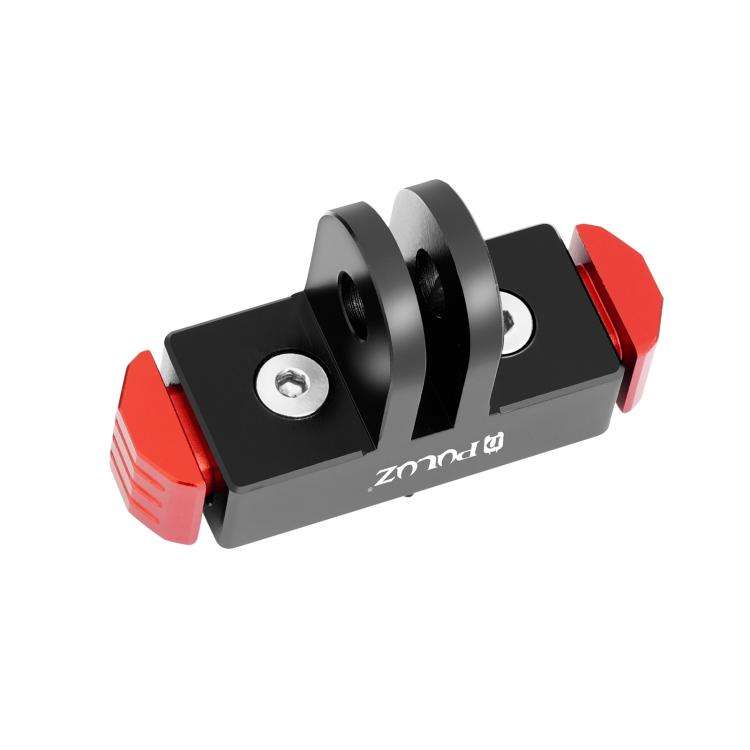 For GoPro MISSION 1 / 1 PRO / HERO13 Black  PULUZ Magnetic Quick Release Base Mount (Black Red)