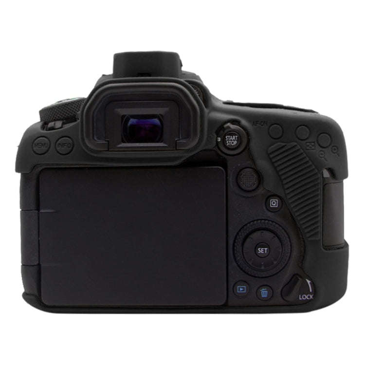 PULUZ Soft Silicone Protective Case for Canon EOS 90D(Black)