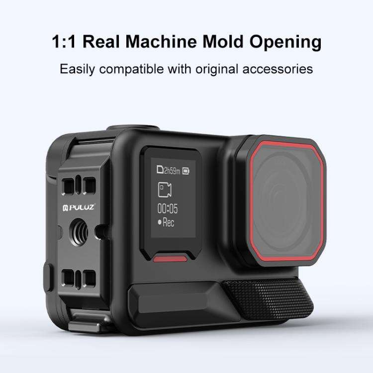 PULUZ ACE / AC Aluminum Alloy Vertical Shooting Magnetic Quick-release Battery Side Interface Cov...