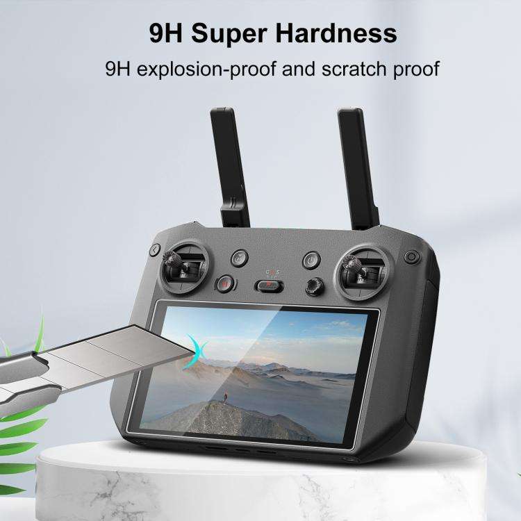 For DJI RC Pro PULUZ Remote Control Screen Tempered Glass Film (Transparent)