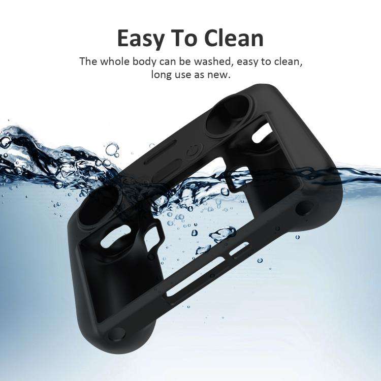 For DJI Mini 3 Pro / DJI RC with Screen PULUZ Silicone Protective Case(Black)
