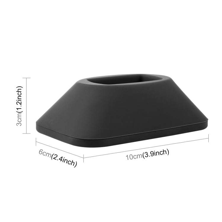 For Insta360 X3 PULUZ Silicone Base Desktop Stand(Black)