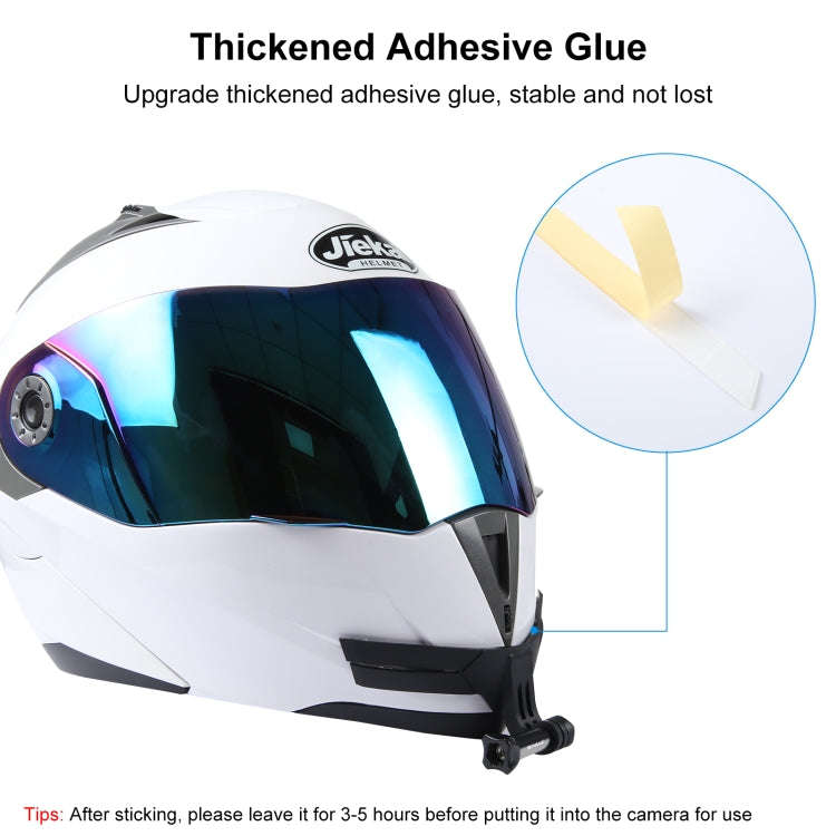 PULUZ Bending Action Camera Motorcycle Helmet Chin Mount (Black)
