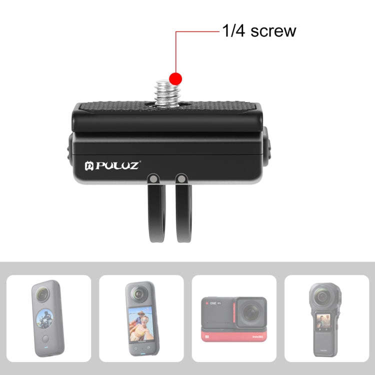For Insta360 Ace / Ace Pro / X4 / X4 Air PULUZ Magnetic Quick Release Base Mount (Black)