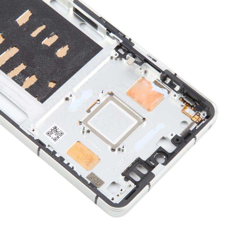 For ZTE nubia Z60S Pro Original Middle Frame Bezel Plate (Silver)