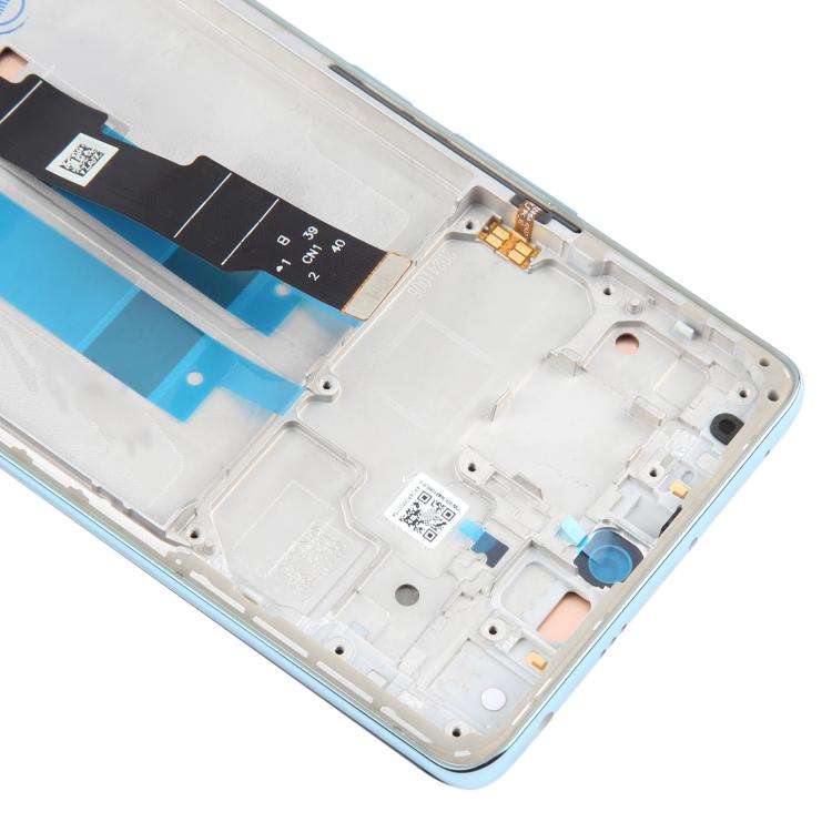 For Xiaomi Redmi Note 14 Pro 4G AMOLED Original LCD Screen Digitizer Full Assembly with Frame (Blue)