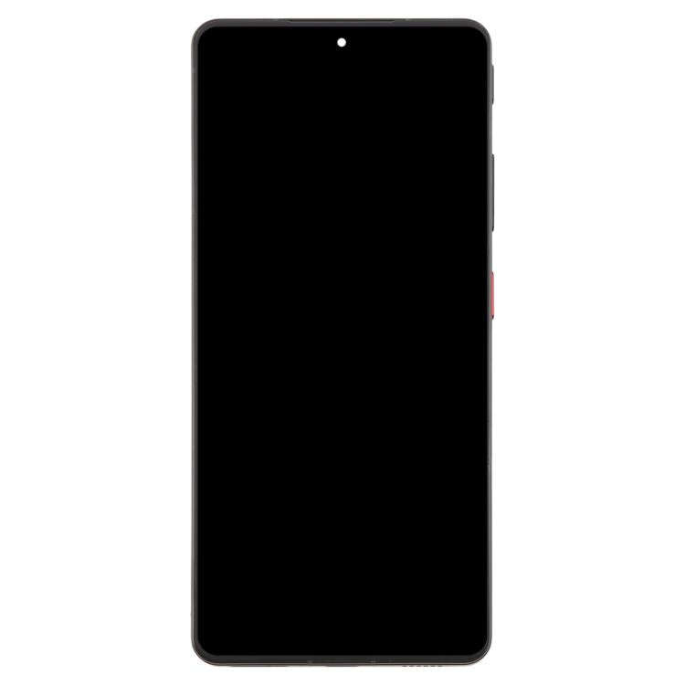 For ZTE nubia Z60S Pro NX725J Original LCD Screen Digitizer Full Assembly with Frame (Black)