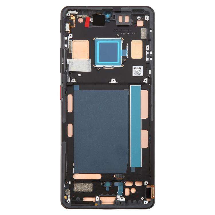 For ZTE nubia Z60S Pro NX725J Original LCD Screen Digitizer Full Assembly with Frame (Black)