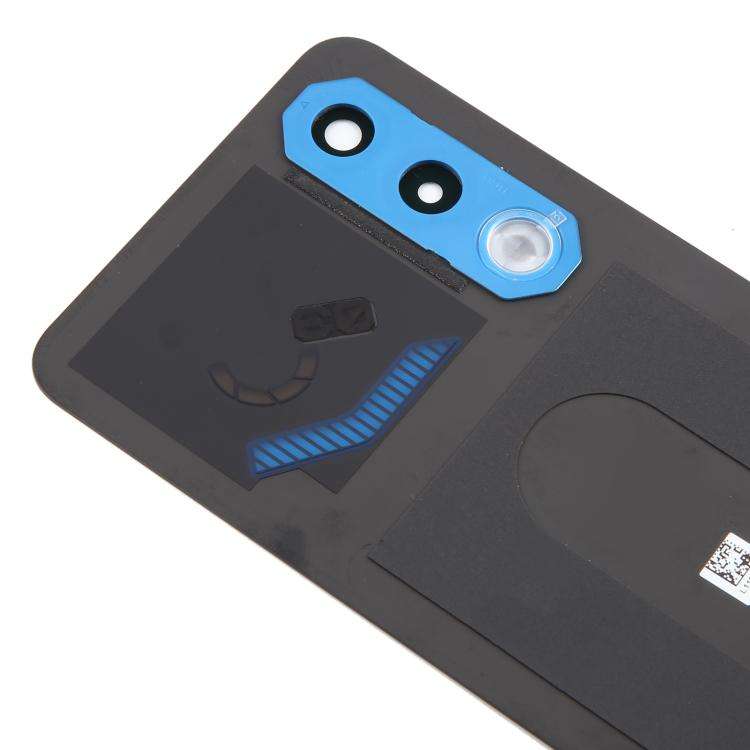For ZTE nubia Neo 3 GT Glass Battery Back Cover with Camera Lens Frame(Gray)