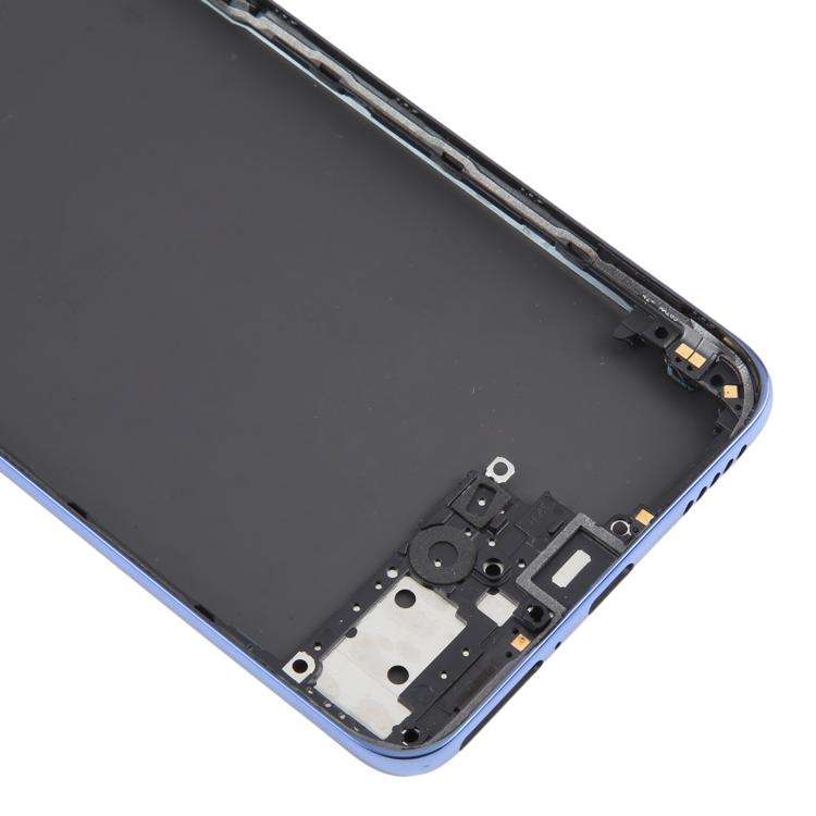 For OPPO Reno7 5G CPH2371 Battery Back Cover with Middle Frame(Blue)