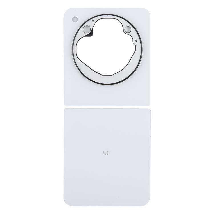 For ZTE Libero Flip 5G A304ZT Glass Back Cover(White)