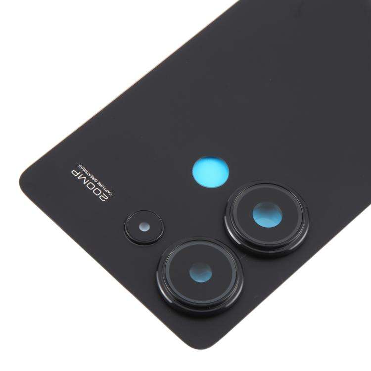 For Xiaomi Redmi Note 13 Pro 4G OEM Battery Back Cover with Camera Lens Frame(Black)
