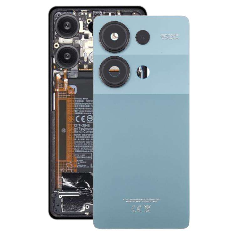 For Xiaomi Redmi Note 13 Pro 4G OEM Battery Back Cover with Camera Lens Frame(Green)