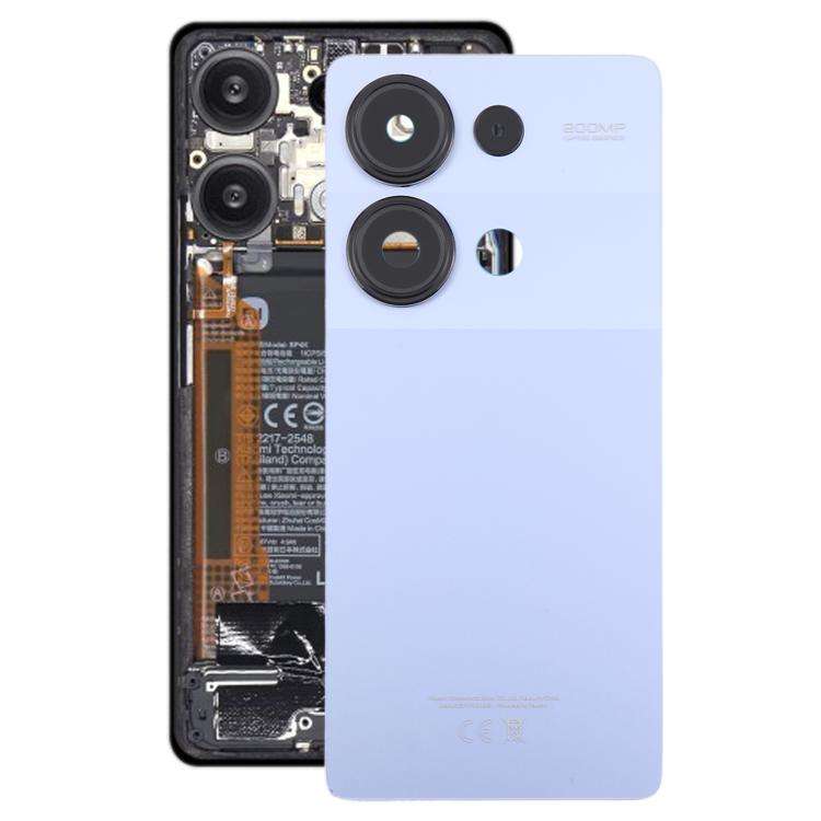 For Xiaomi Redmi Note 13 Pro 4G OEM Battery Back Cover with Camera Lens Frame(Purple)