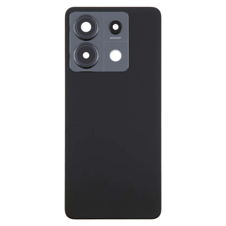 For Xiaomi Redmi Note 13 Pro 5G OEM Battery Back Cover with Camera Lens Frame(Black)