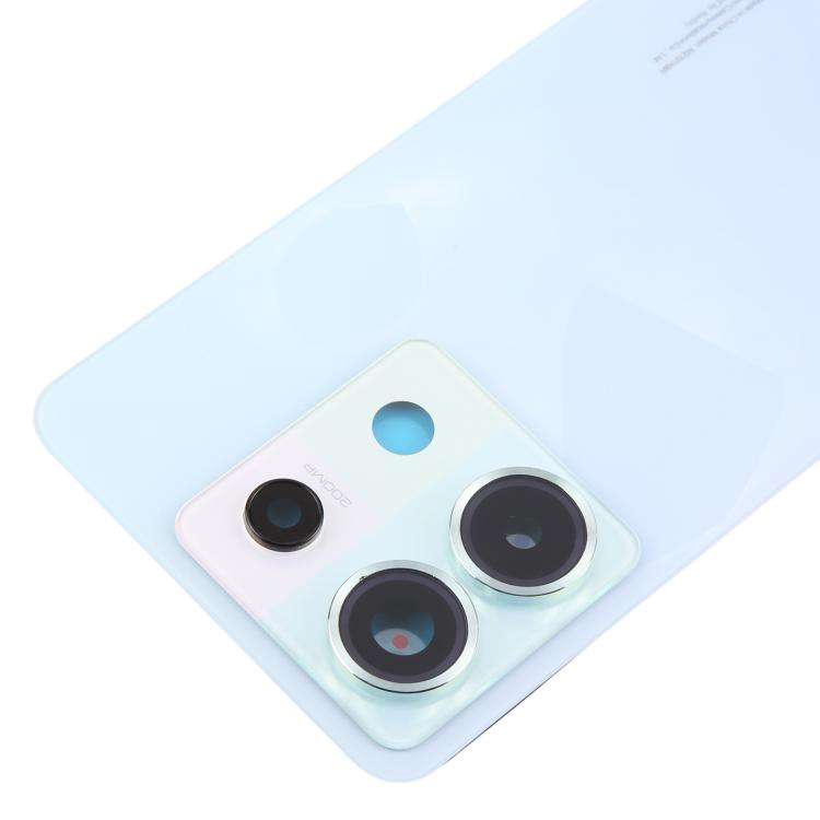 For Xiaomi Redmi Note 13 Pro 5G OEM Battery Back Cover with Camera Lens Frame(Blue)