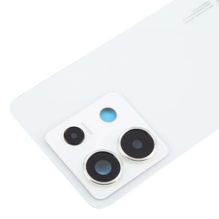 For Xiaomi Redmi Note 13 Pro 5G OEM Battery Back Cover with Camera Lens Frame(White)