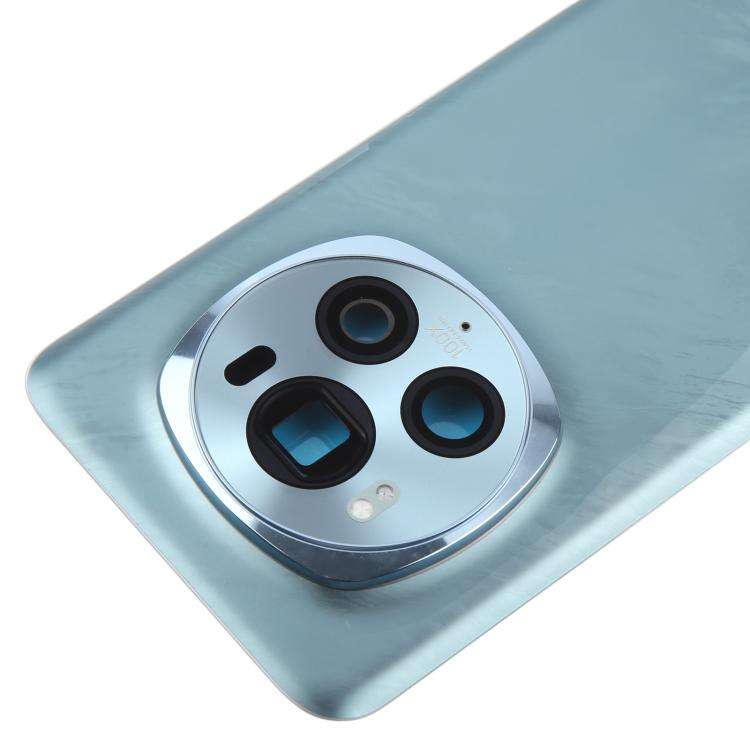 For Honor Magic6 Pro Battery Back Cover with Camera Lens Frame(Green)