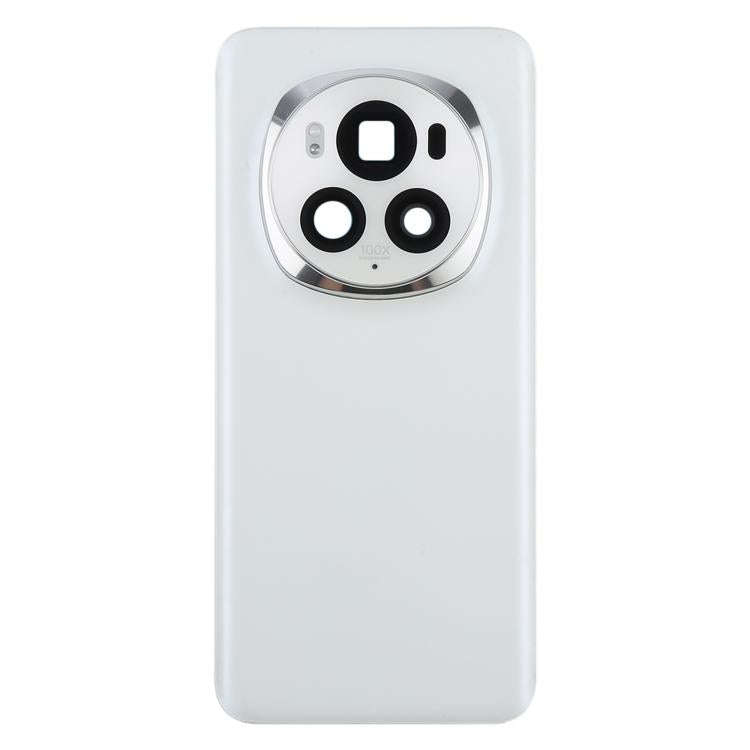 For Honor Magic6 Pro Battery Back Cover with Camera Lens Frame(White)