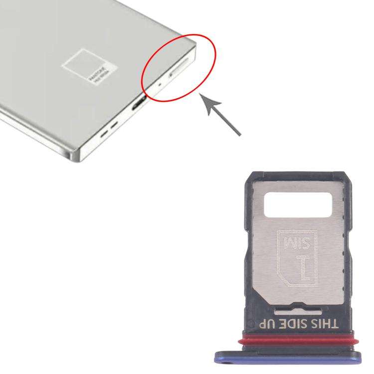 For Motorola Edge 60 Pro 10pcs Original SIM Card Tray + SIM Card Tray (Blue)