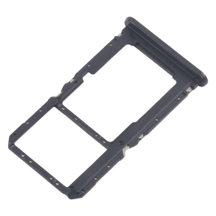 For OPPO A80 5G CPH2639 10pcs Original SIM Card Tray + SIM Card Tray / Micro SD Card Tray (Black)