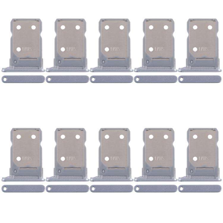 For OPPO Reno8 5G CPH2359 10pcs Original SIM Card Tray + SIM Card Tray (Blue)