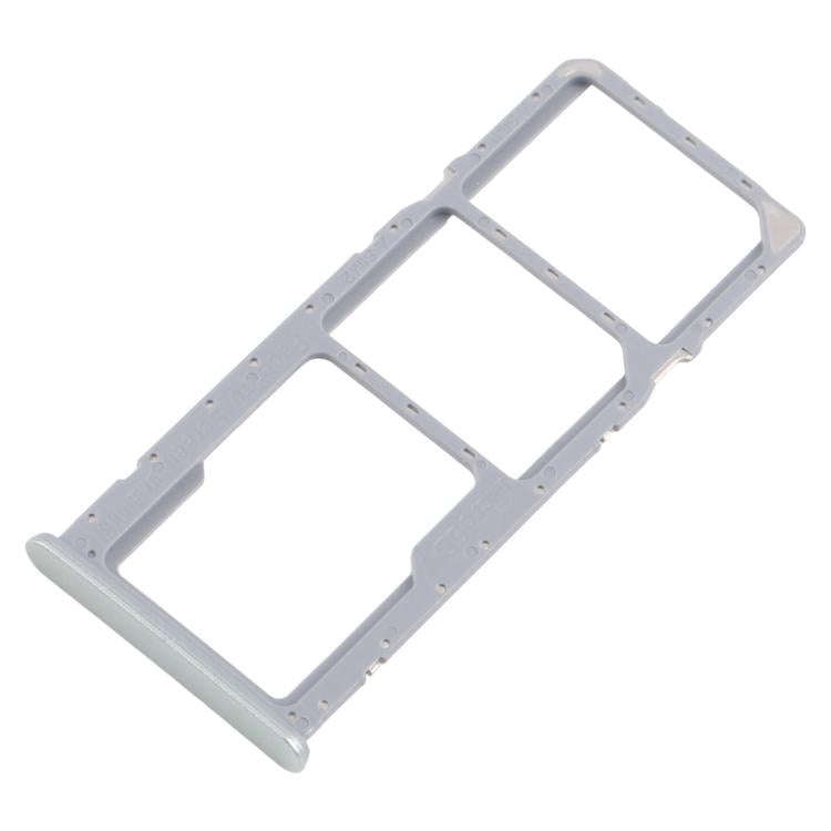 For Realme C63 4G 10pcs Original SIM Card Tray + SIM Card Tray + Micro SD Card Tray (Green)
