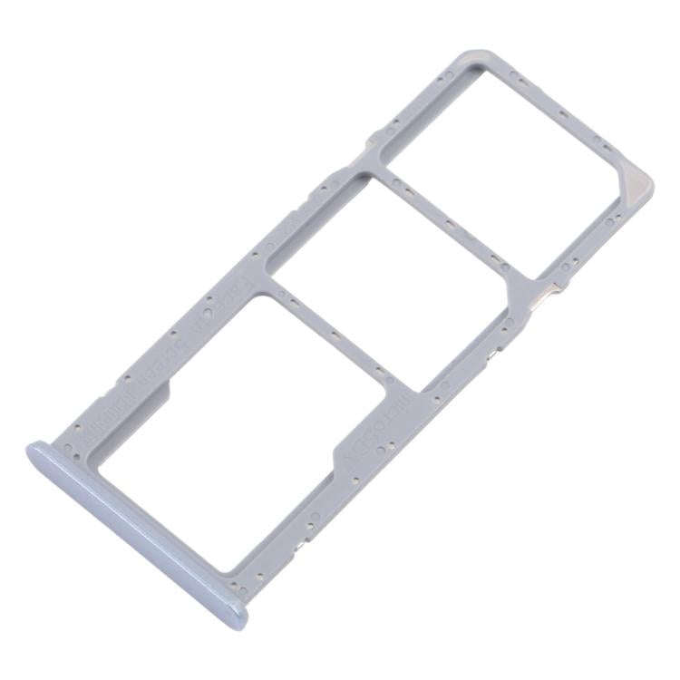 For Realme C63 4G 10pcs Original SIM Card Tray + SIM Card Tray + Micro SD Card Tray (Purple)