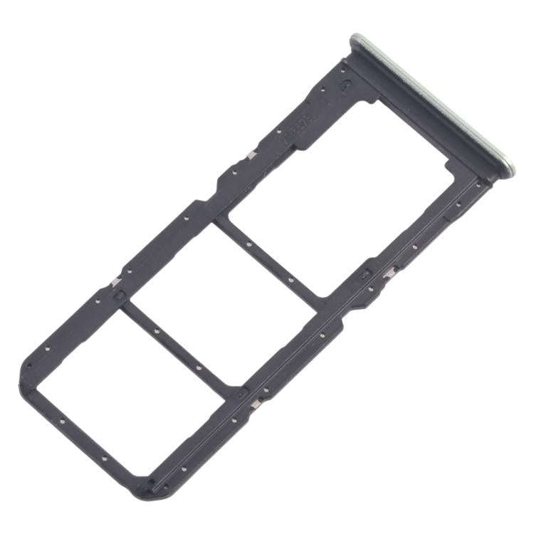 For Realme C67 5G 10pcs Original SIM Card Tray + SIM Card Tray + Micro SD Card Tray (Green)
