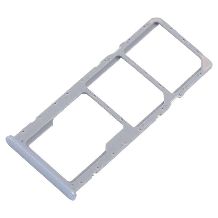 For Realme Narzo N63 4G 10pcs Original SIM Card Tray + SIM Card Tray + Micro SD Card Tray (Blue)