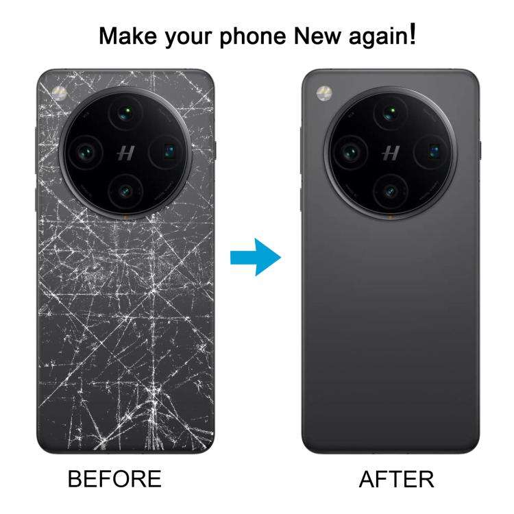 For OPPO Find X8 Pro CPH2659 Original Battery Back Cover with Camera Lens Frame (Black)