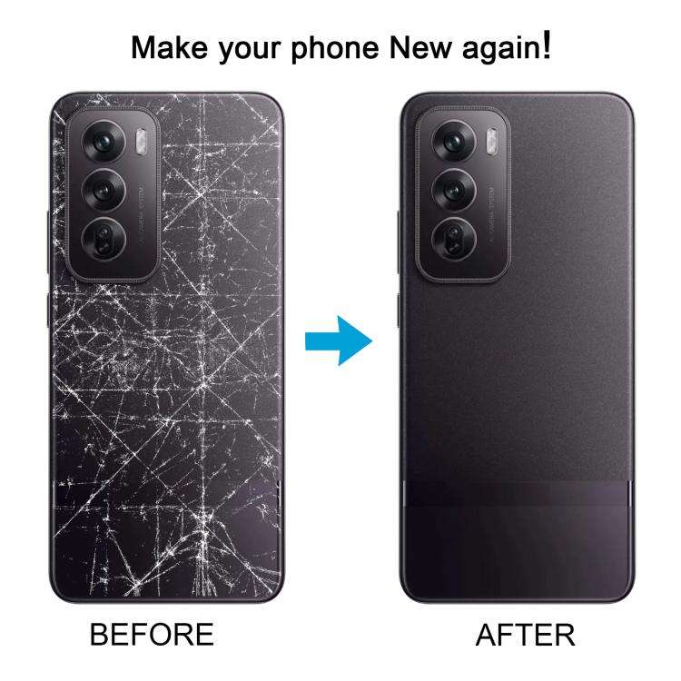 For OPPO Reno12 Pro 5G CPH2629 Original Battery Back Cover with Camera Lens Frame(Purple)