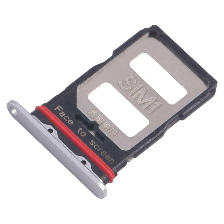 For Xiaomi Poco F6 Pro 10pcs SIM Card Tray + SIM Card Tray (Silver)