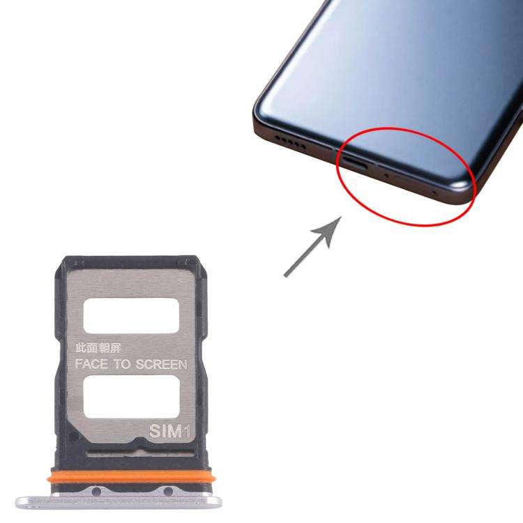 For Xiaomi Redmi K70 Ultra 10pcs SIM Card Tray + SIM Card Tray (Silver)