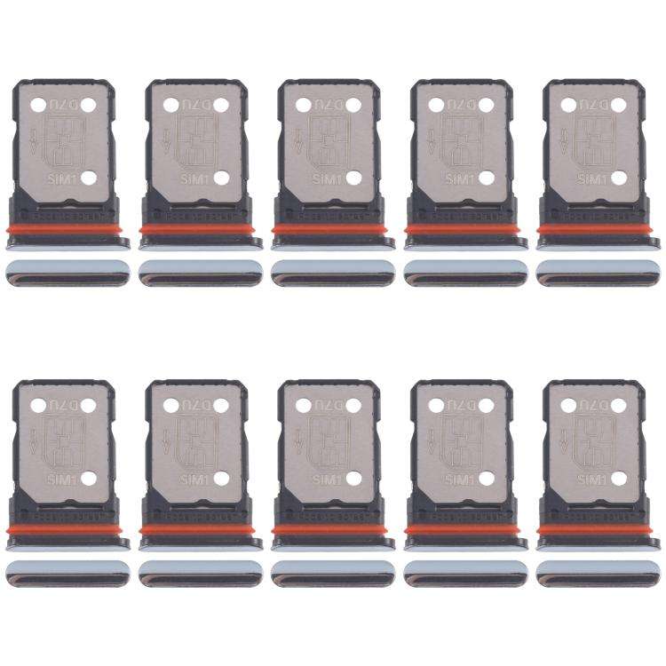 For Xiaomi Redmi A3 Pro 10pcs SIM Card Tray + SIM Card Tray (Blue)