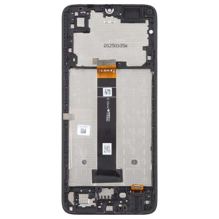 For TCL K32 LCD Screen Digitizer Full Assembly with Frame (Black)