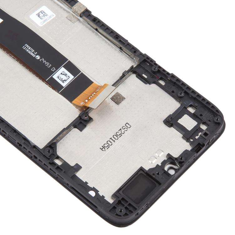 For TCL K32 LCD Screen Digitizer Full Assembly with Frame (Black)
