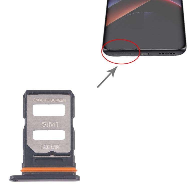For Xiaomi Poco X7 Pro 10pcs SIM Card Tray + SIM Card Tray (Black)
