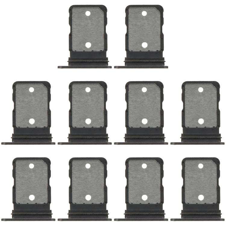 For Google Pixel 9 Pro Fold 10pcs SIM Card Tray (Black)