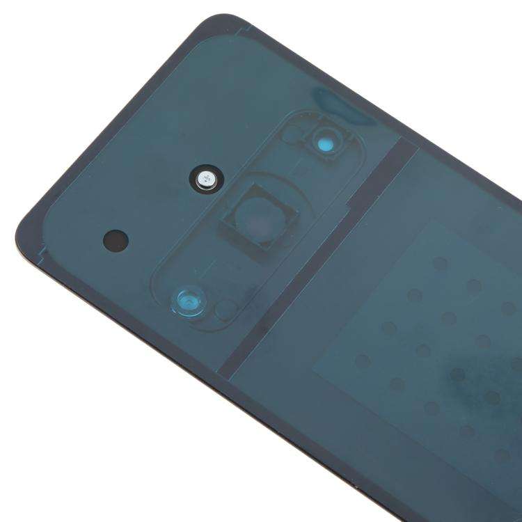 For ZTE A75 Pro / Telstra T-Elite 5G Glass Battery Back Cover with Camera Lens Frame(Black)