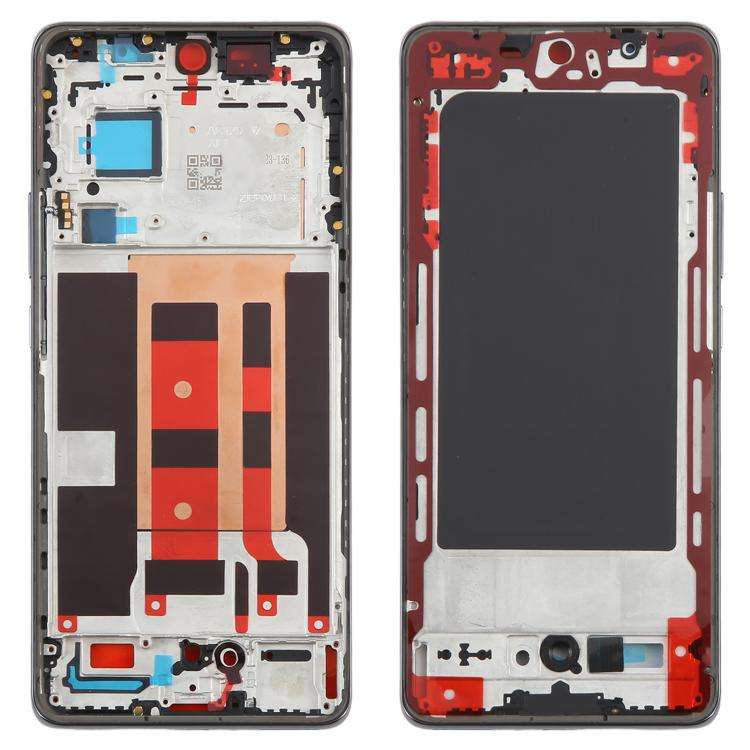 For OPPO Reno11 Pro Global CPH2607 Middle Frame Bezel Plate (Black)