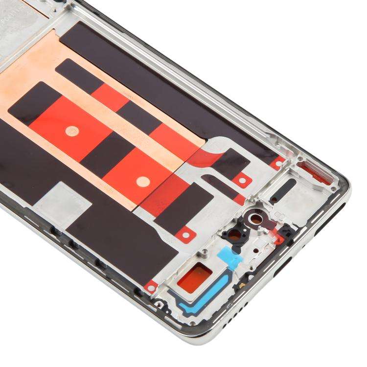 For OPPO Reno11 Pro Global CPH2607 Middle Frame Bezel Plate (White)