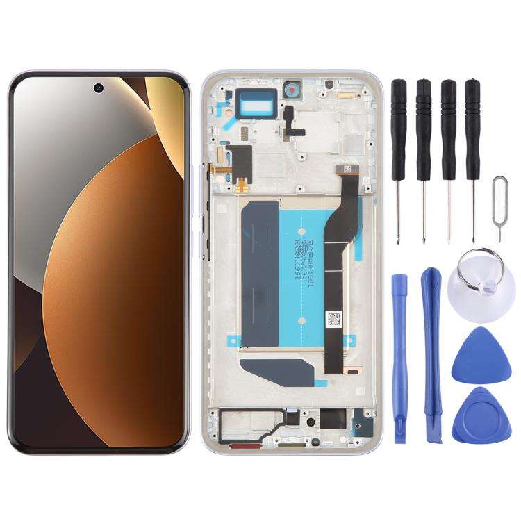 For Xiaomi Redmi Note 15 Pro+ Original LCD Screen Digitizer Full Assembly with Frame (Purple)