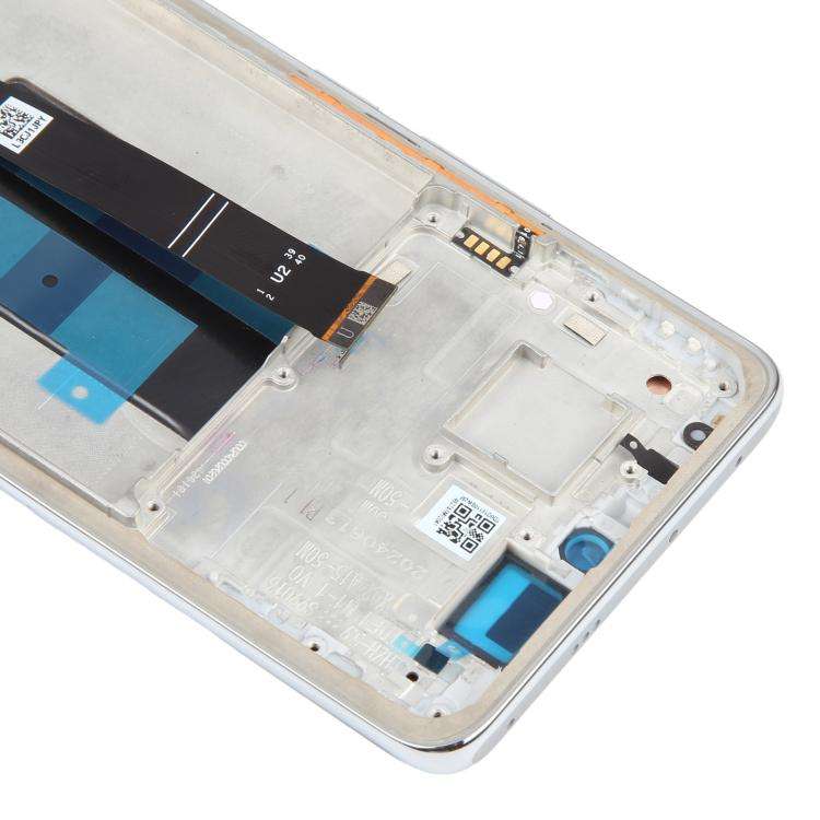 For Xiaomi Redmi Note 14 Pro 5G India Original LCD Screen Digitizer Full Assembly with Frame (Sil...
