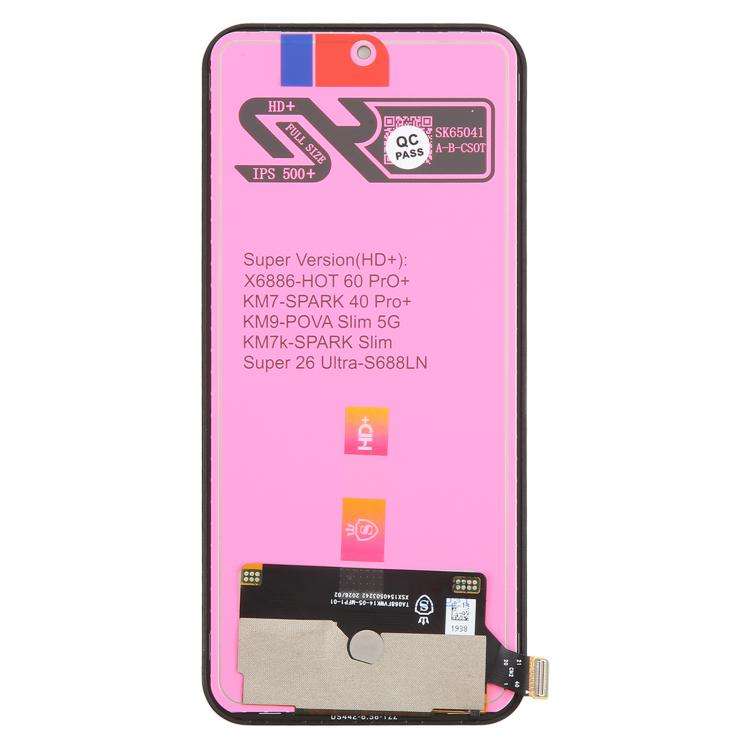 For Tecno Pova Slim KM9 TFT LCD Screen with Digitizer Full Assembly