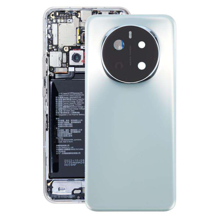 For Honor Magic7 OEM Battery Back Cover with Camera Lens Frame(Blue)