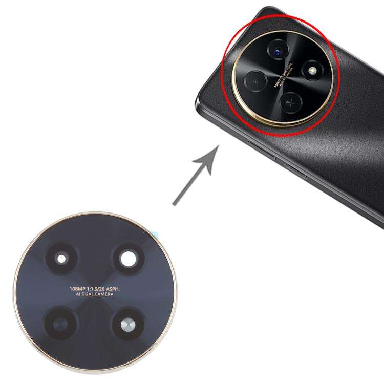 For Huawei Enjoy 70 Pro Original Camera Lens Cover (Gold)