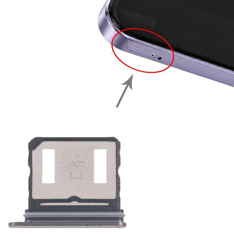For Honor 500 Pro 10pcs Original SIM Card Tray + SIM Card Tray (Black)